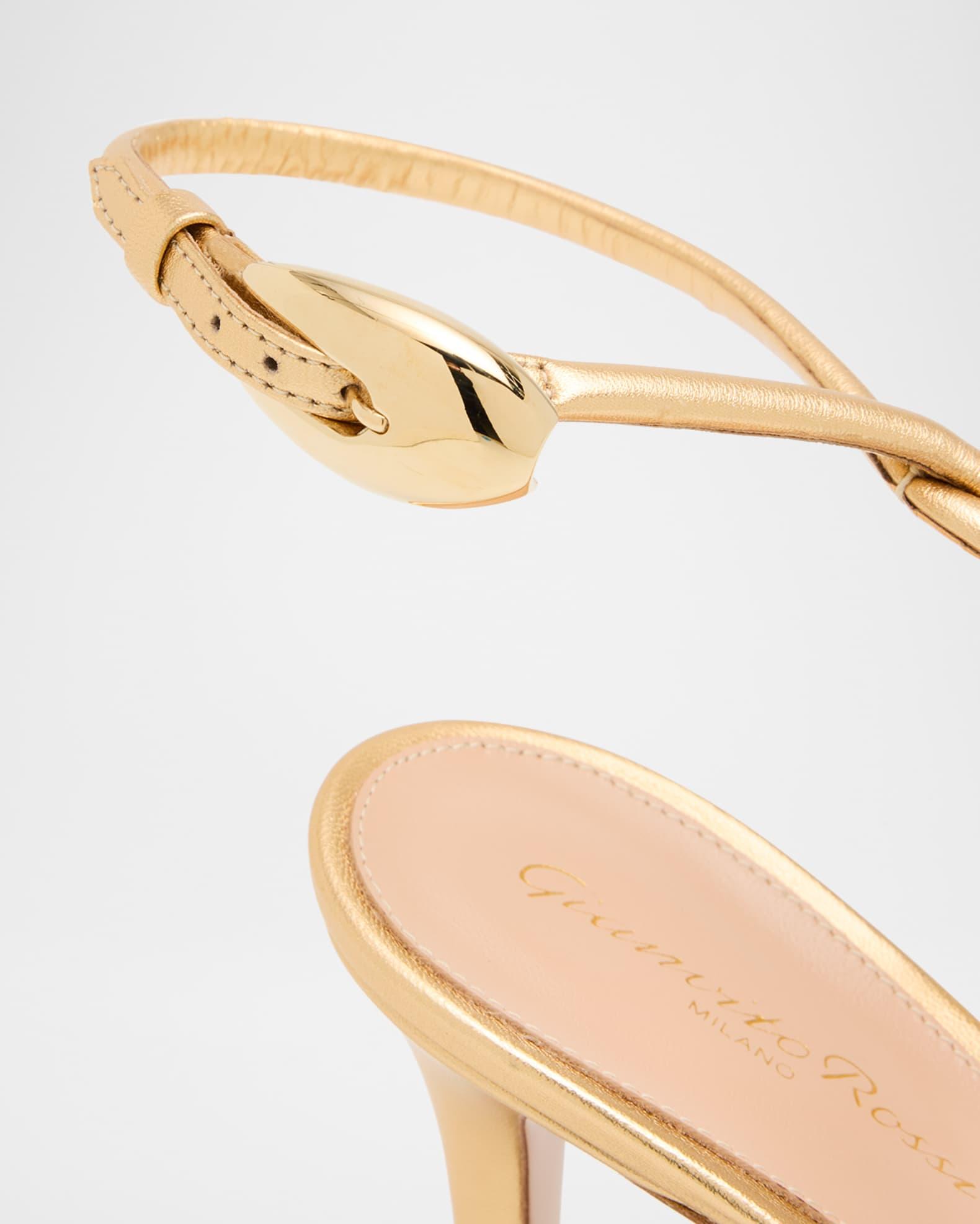 Mamba Napa Leather Serpent Sandals Product Image