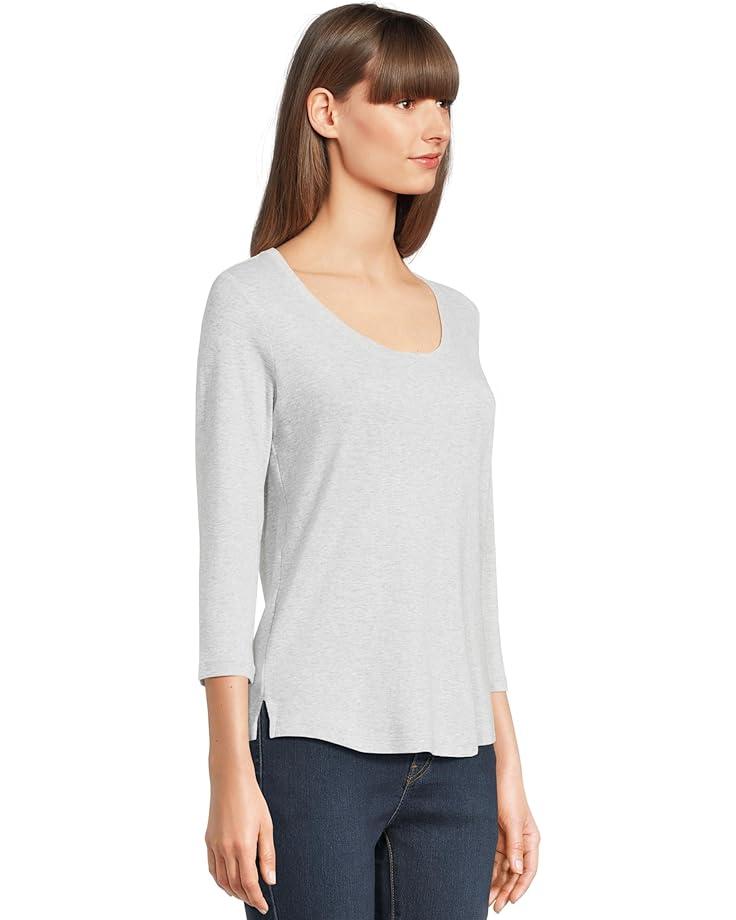 Women's Tommy Bahama Ashby Isles Rib 3/4 Sleeve Scoop Product Image