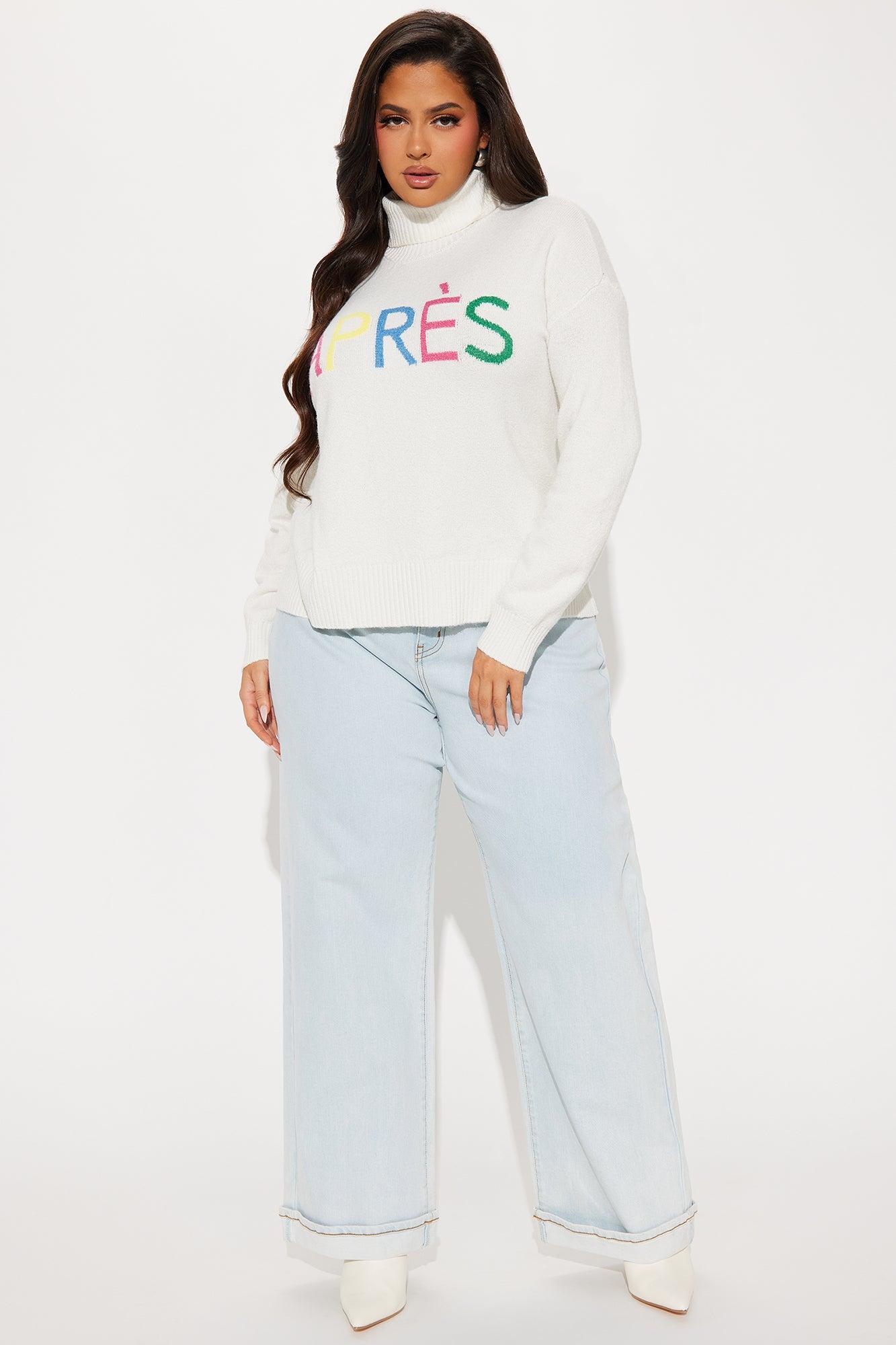 Apres Turtle Neck Sweater - Ivory/combo Product Image