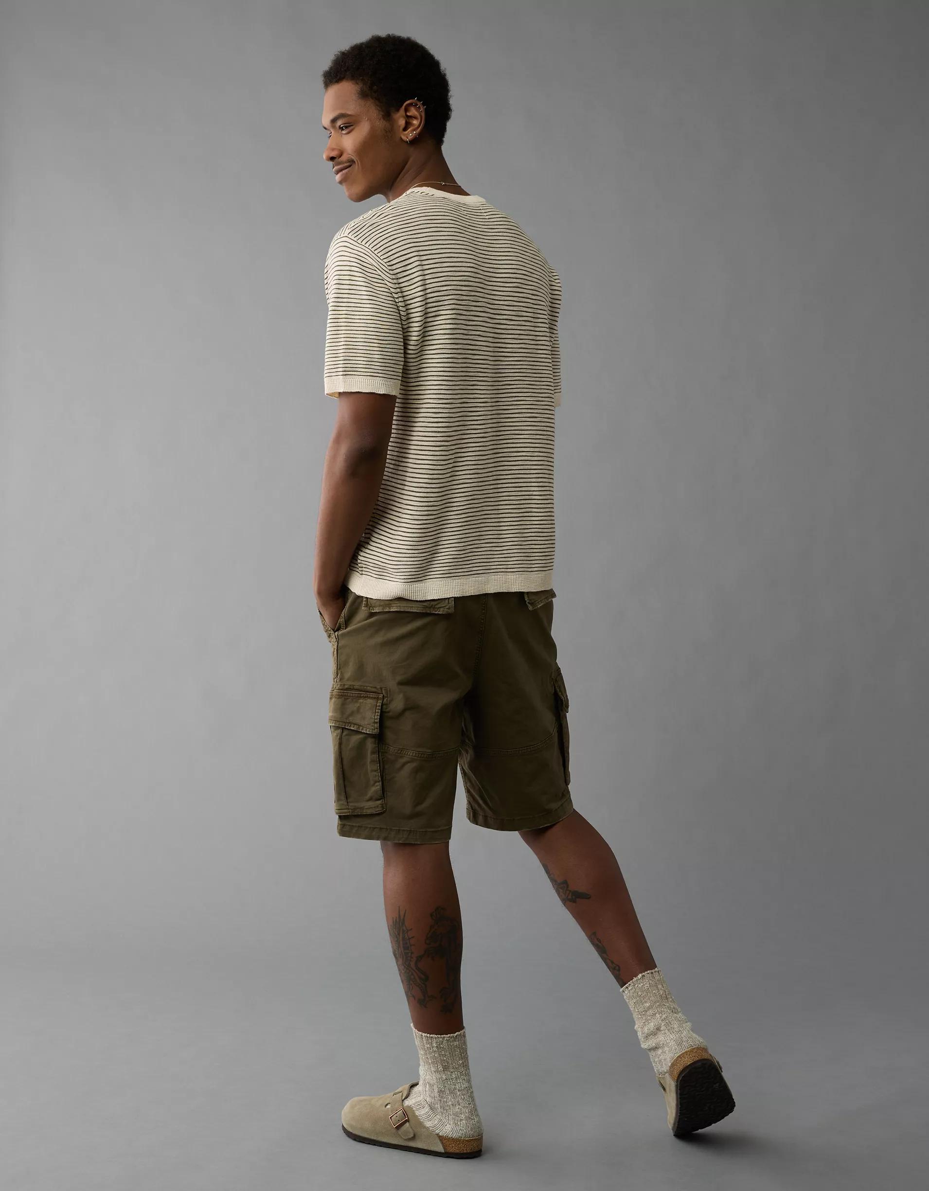 AE Striped Sweater T-Shirt Product Image