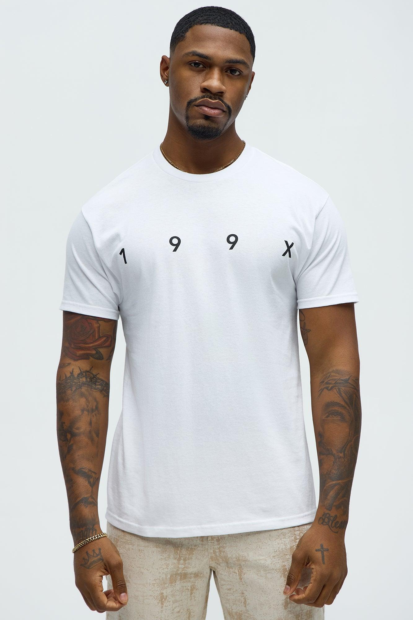 Finesse Grand Prix Short Sleeve Crew Neck T shirt - White Product Image