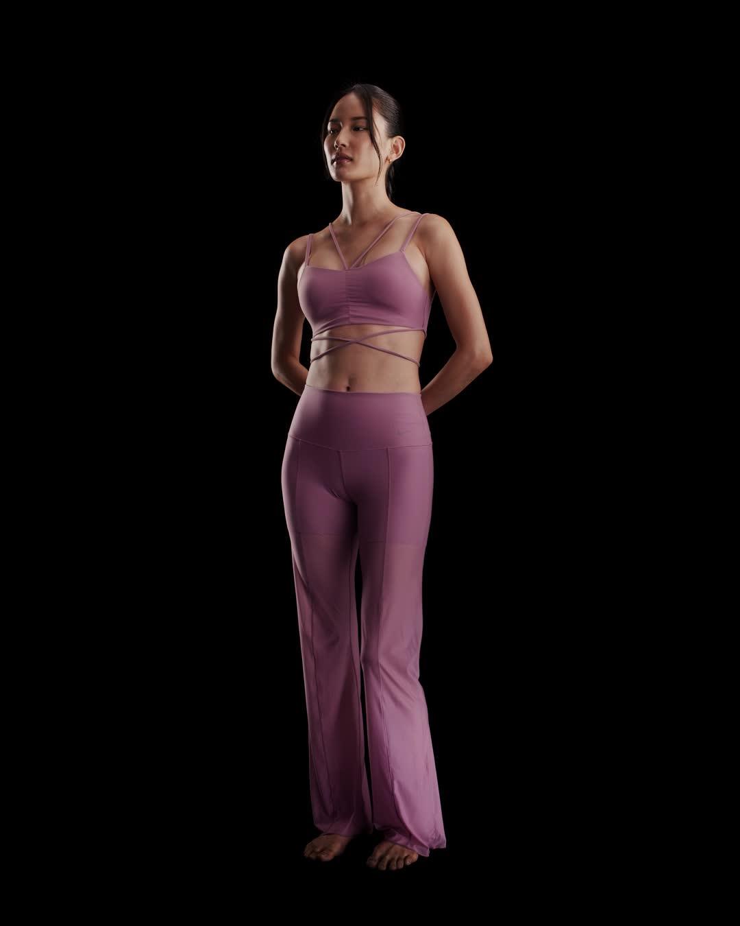 Nike Women's Zenvy Sheer Gentle-Support High-Waisted Full-Length Pants Product Image