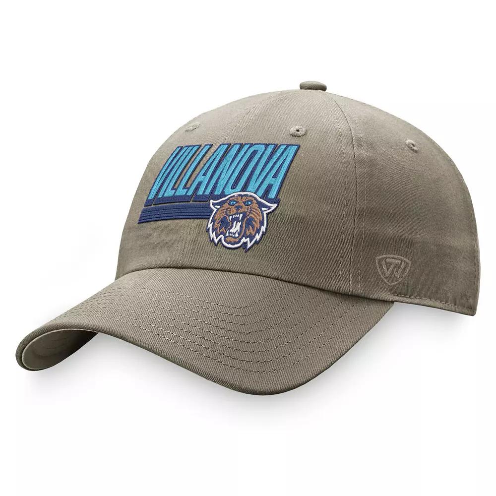 Men's Top of the World Khaki Villanova Wildcats Slice Adjustable Hat, Beig K Product Image