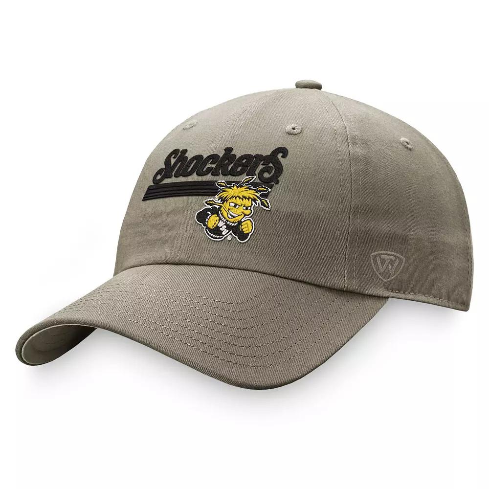 Men's Top of the World Khaki Wichita State Shockers Slice Adjustable Hat, Wst Beig K Product Image