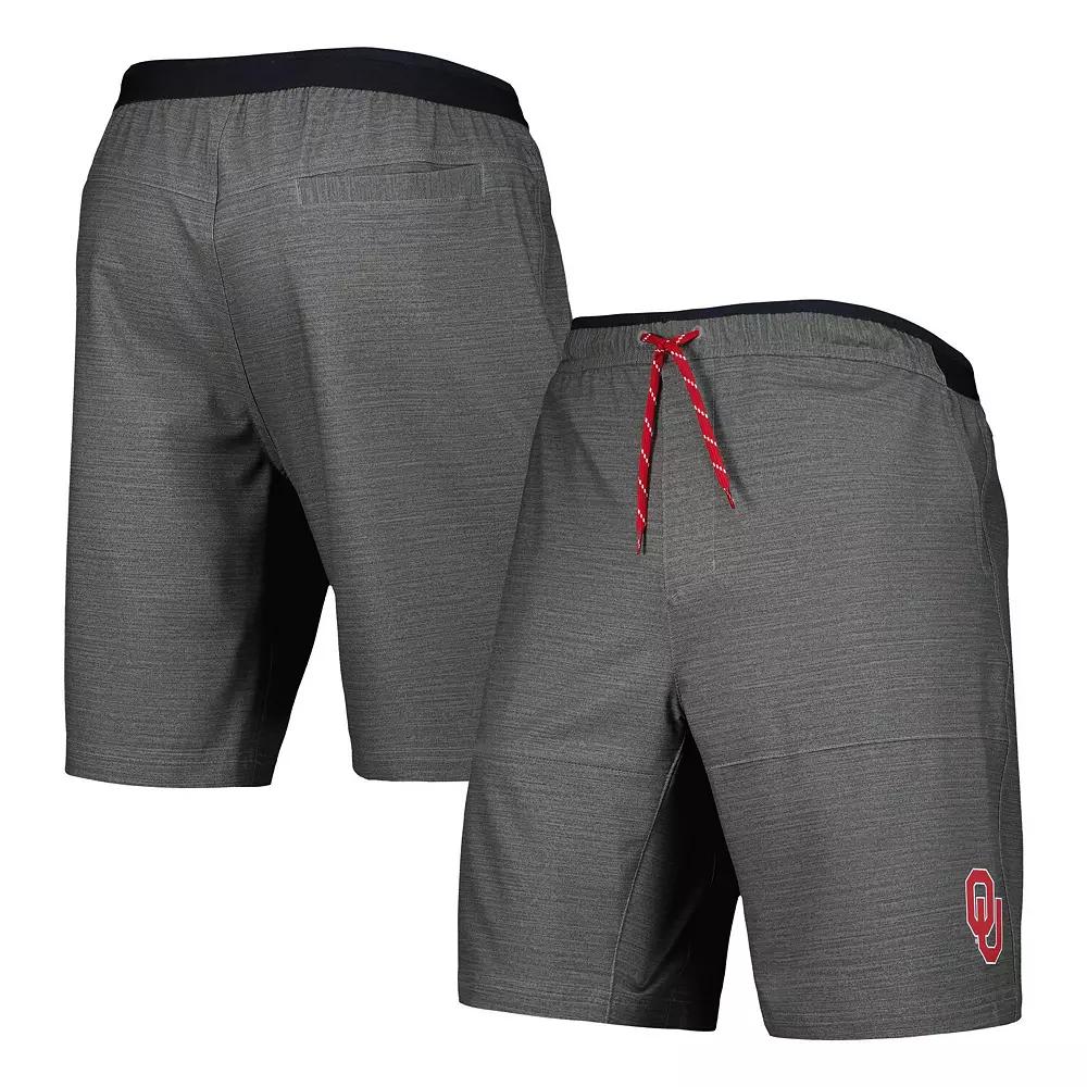 Men's Columbia Gray Oklahoma Sooners Twisted Creek Omni-Shield Shorts, Size: Medium, Grey Product Image