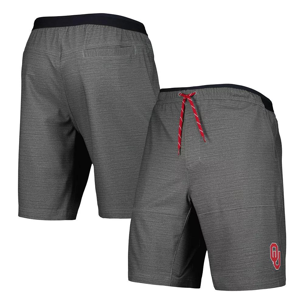 Men's Columbia Gray Oklahoma Sooners Twisted Creek Omni-Shield Shorts, Size: Medium, Grey Product Image