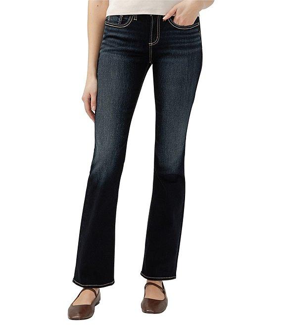 Silver Jeans Co. Suki Mid Rise Curvy Slim Fit Bootcut Jeans Product Image