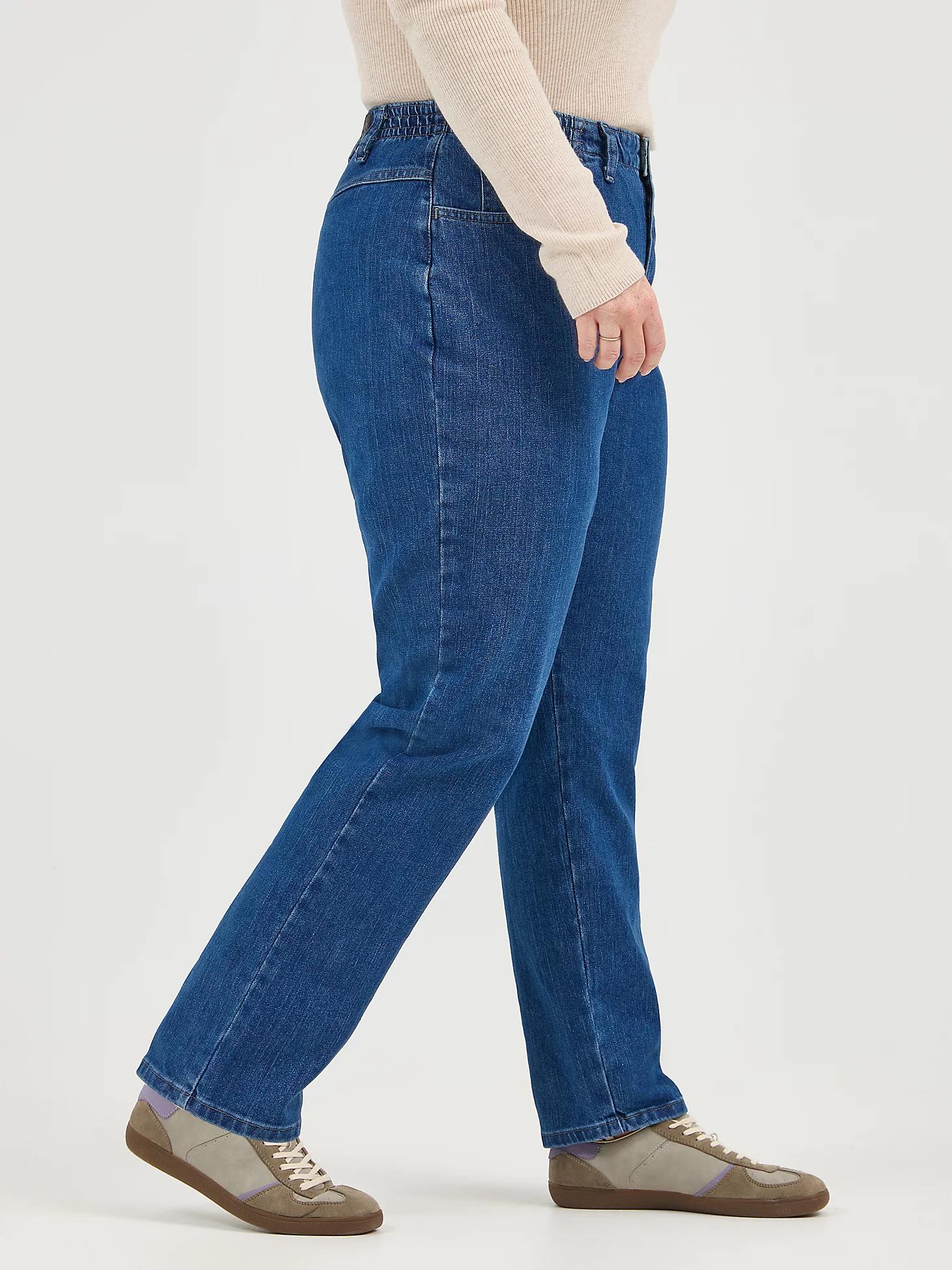 Women's Relaxed Fit Side Elastic (Plus) Jeans | Lee® Product Image