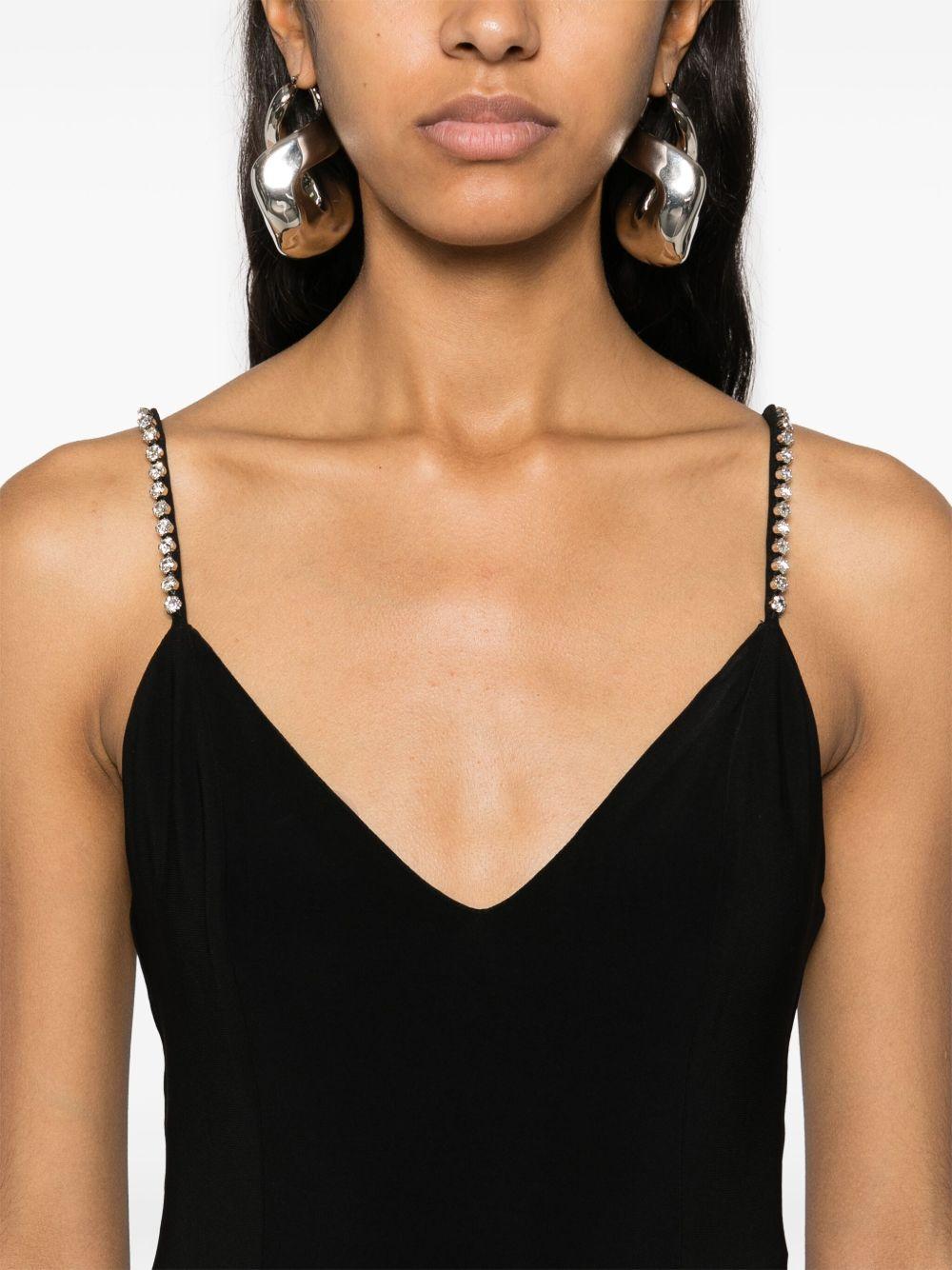 ruffled chiffon maxi dress Product Image