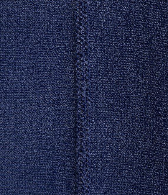 Investments Plus Size Textured 3/4 Sleeve V-Neck Sweater Product Image