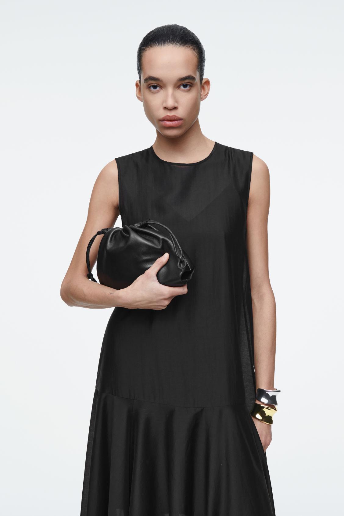 MINI CAVATELLI CLUTCH BAG - LEATHER Product Image