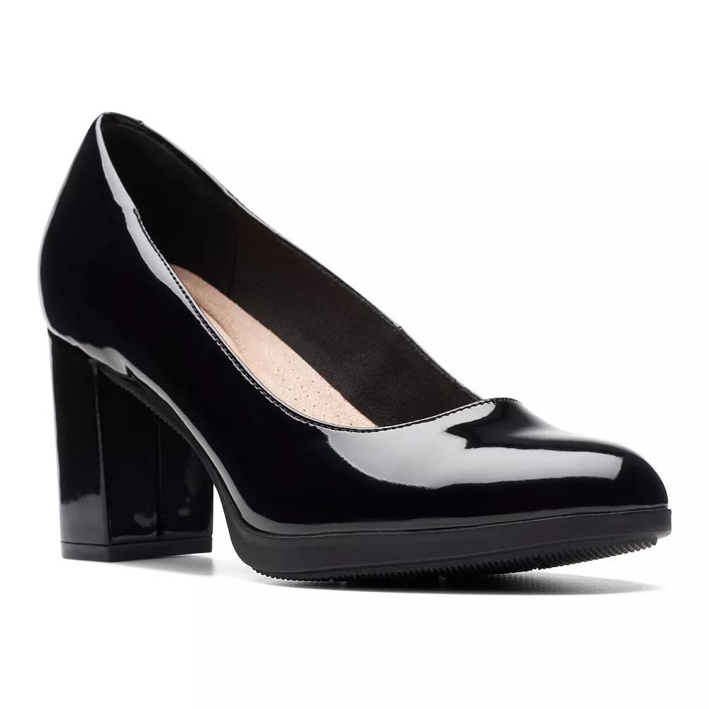 Clarks® Bayla Skip Women's Leather Pumps,  Product Image