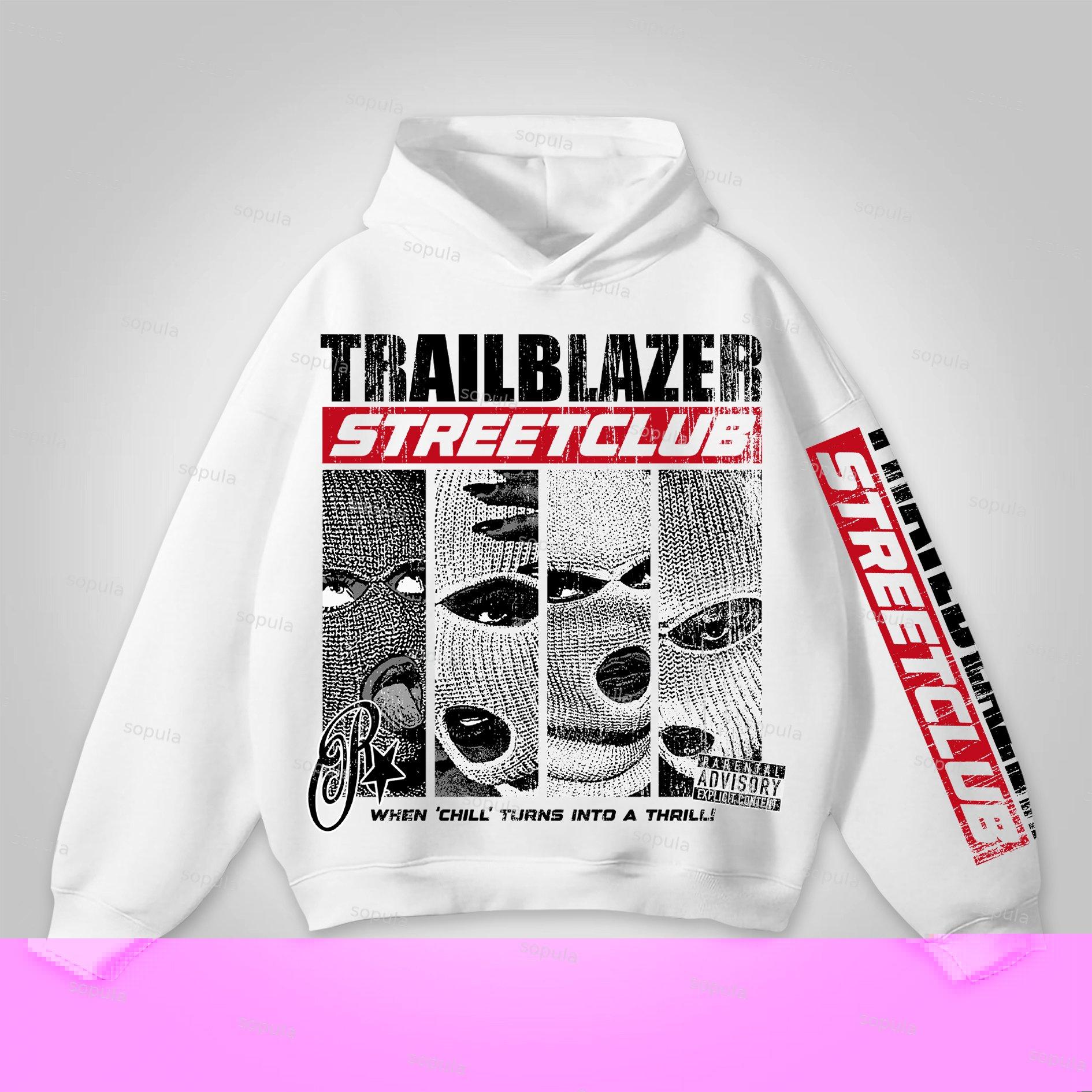 Sopula Street Club Gangster Characters Graphic Hoodie Product Image