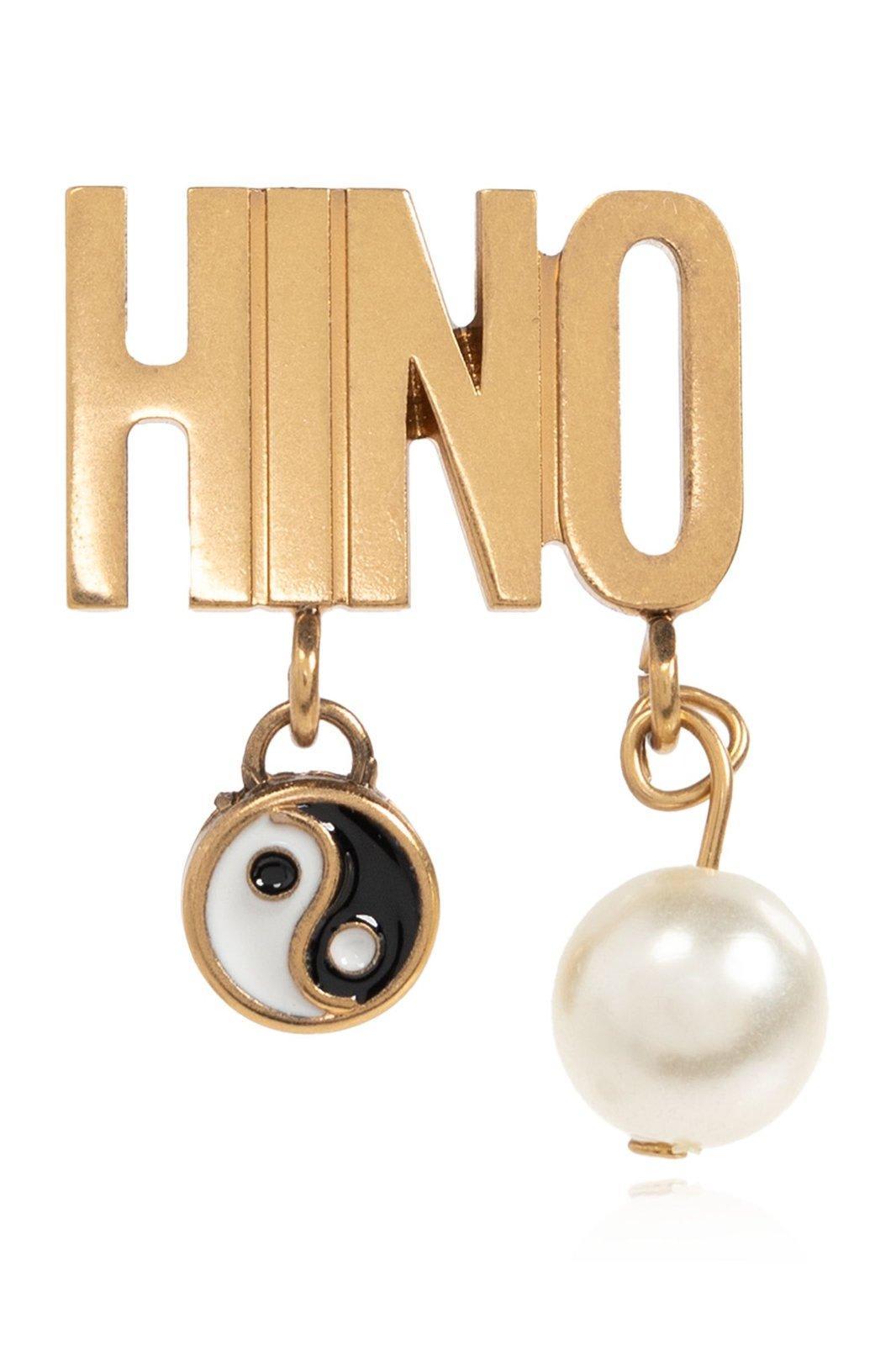 logo-lettering earrings Product Image