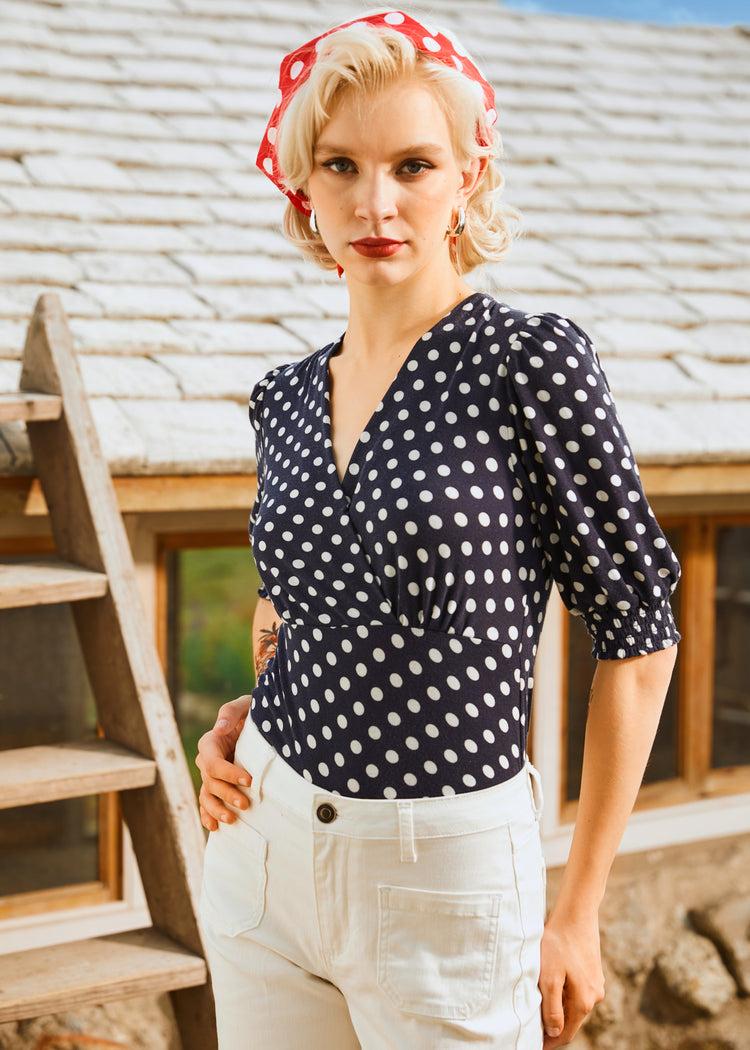 Puff & Grace Wrap Top Product Image