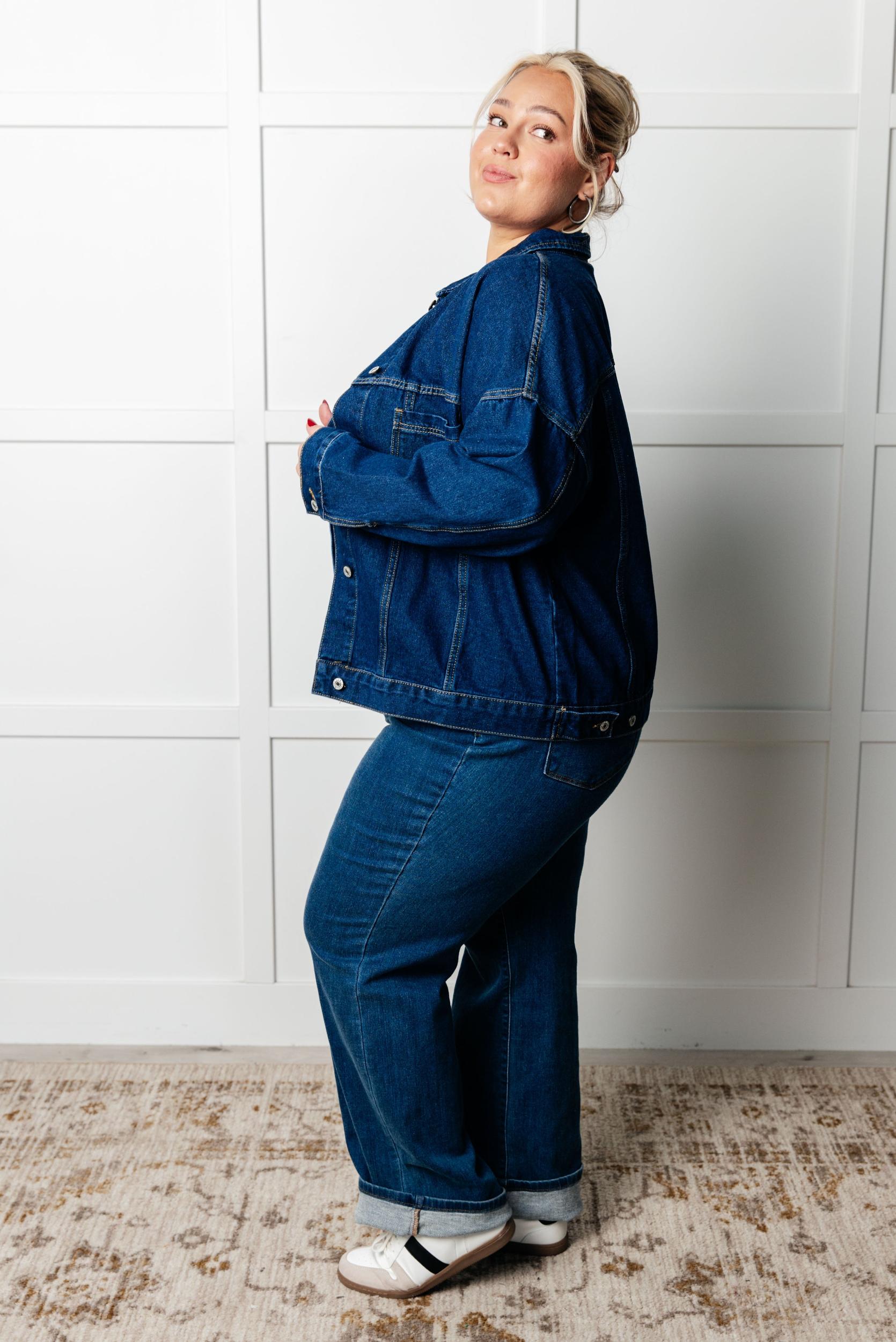 Have We Met Oversized Denim Jacket (Online Exclusive) Product Image