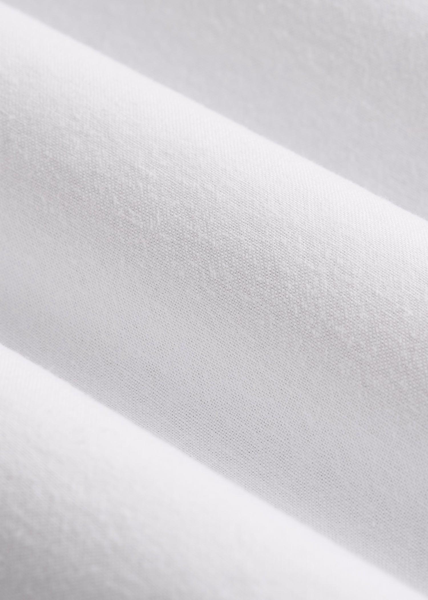 Washed Oxford Shirt for Tall Men in White Male Product Image