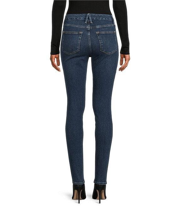 Good American Good Legs High Rise Gap-Proof Waistband Stretch Denim Skinny Jeans Product Image