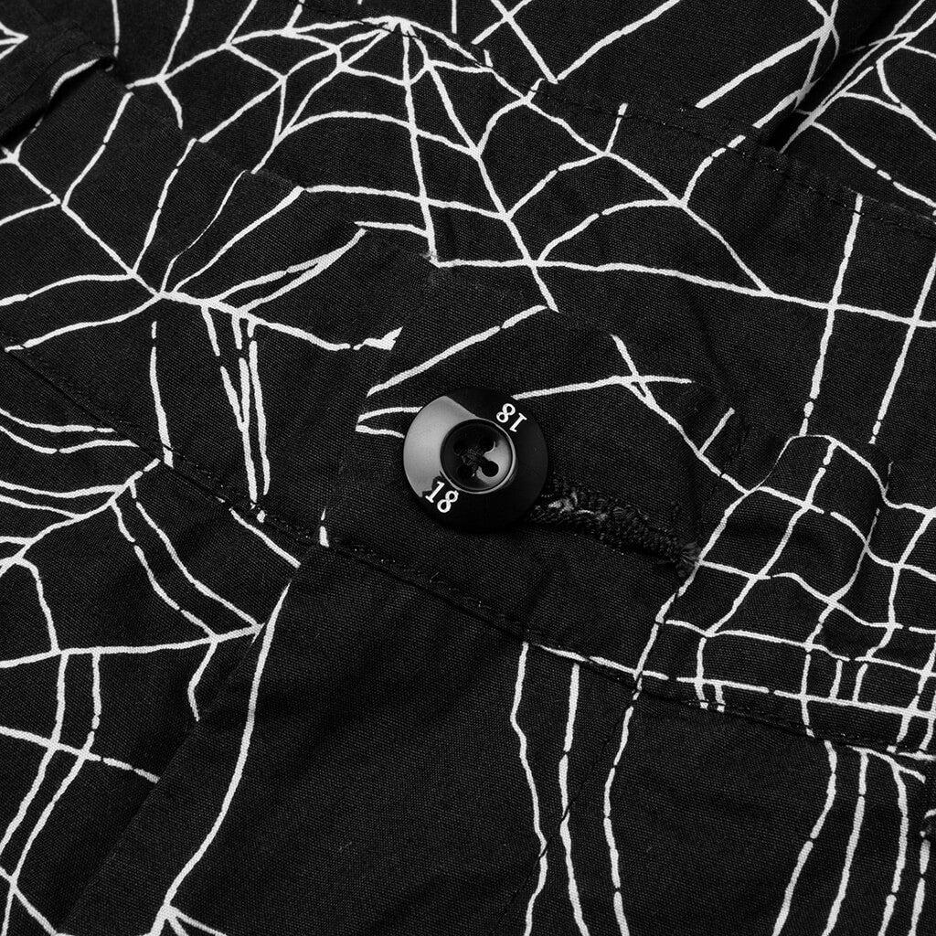 Spiderweb Short - Black Male Product Image