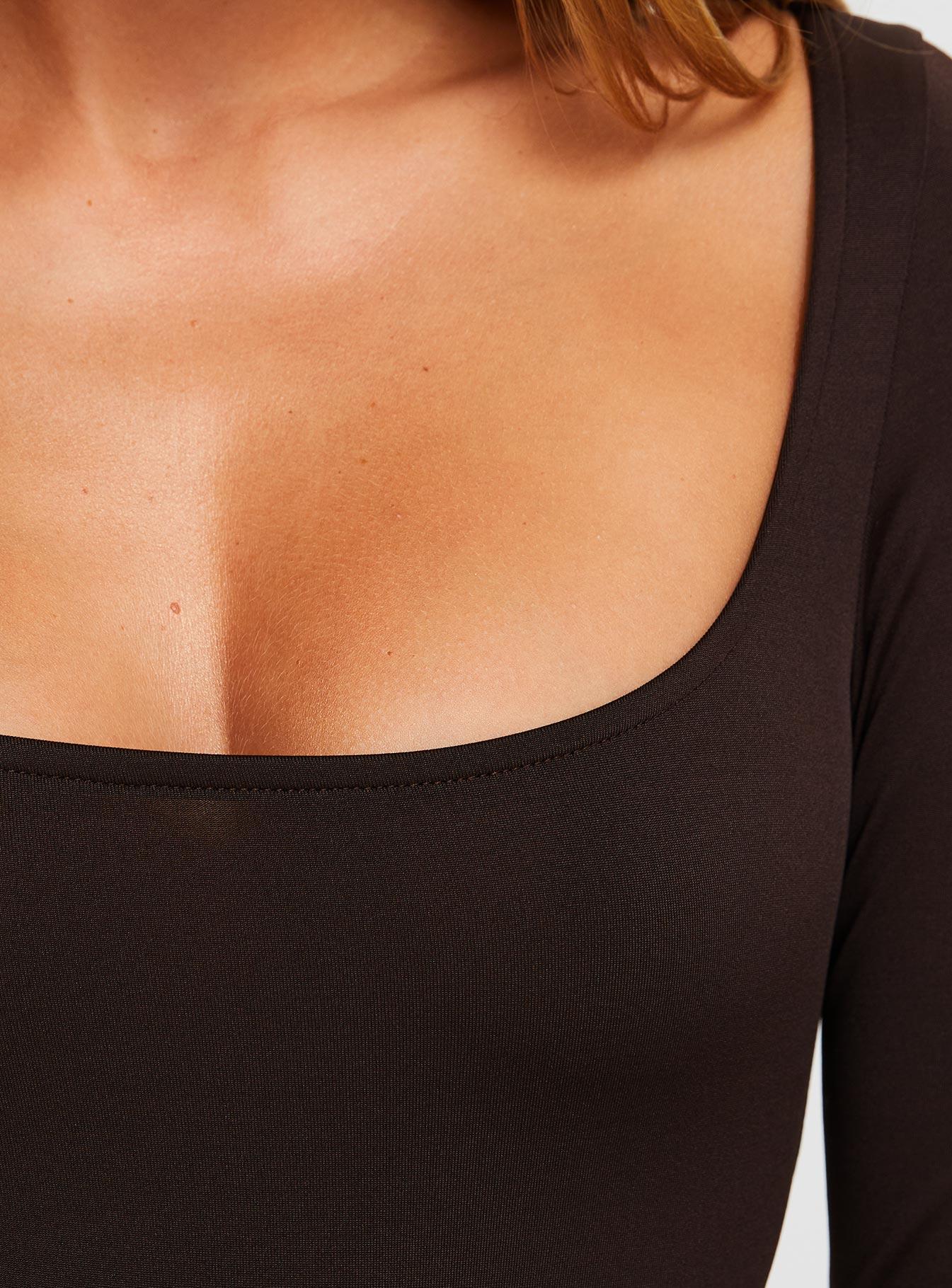 Ellery Bodysuit Brown Tall Product Image