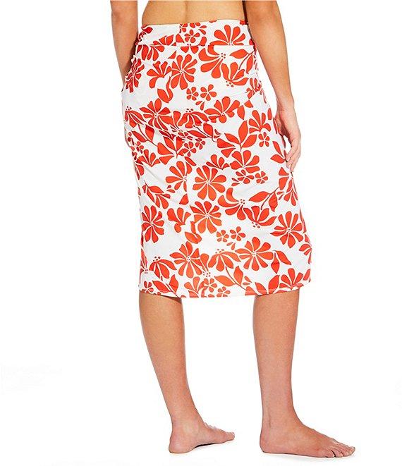Alex Marie Groovy Tropics Faux Wrap Sarong Cover Up Product Image