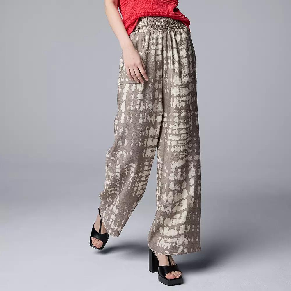 Women's Simply Vera Vera Wang Wide Leg Travel Pants,  Product Image