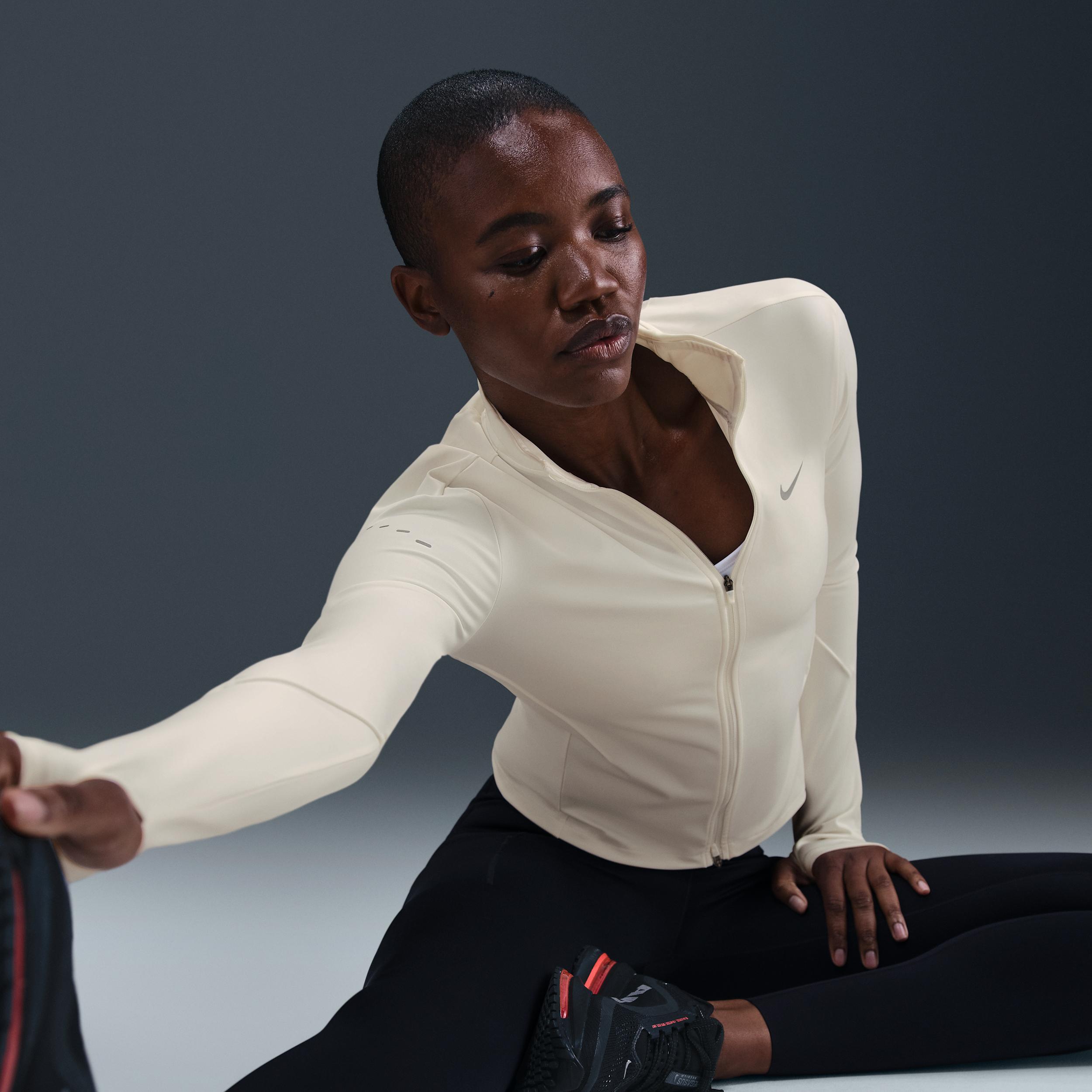 Nike Womens Swift Dri-FIT Full-Zip Mid-Layer Running Top | IB1998-133 Product Image