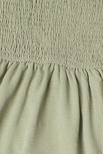 Smocked Top Strapless Maxi Dress Product Image