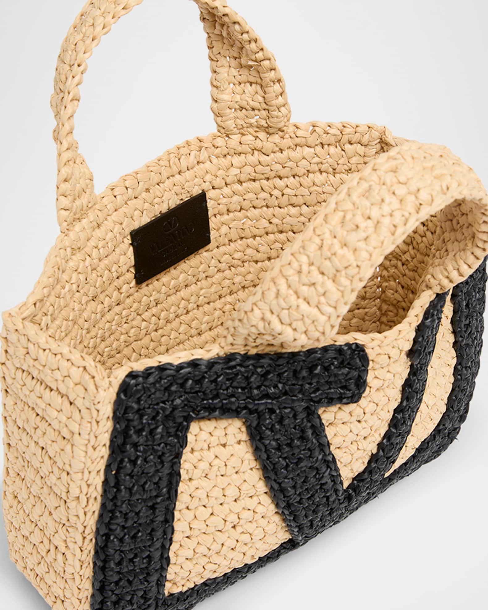 Viva Superstar Crochet Raffia Large Tote Bag Product Image