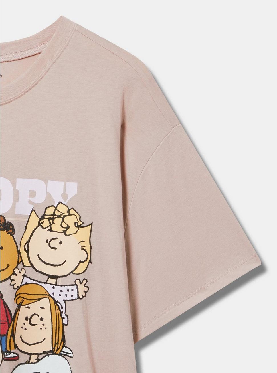 Snoopy & Friends Relaxed Cotton Crew Tee Product Image