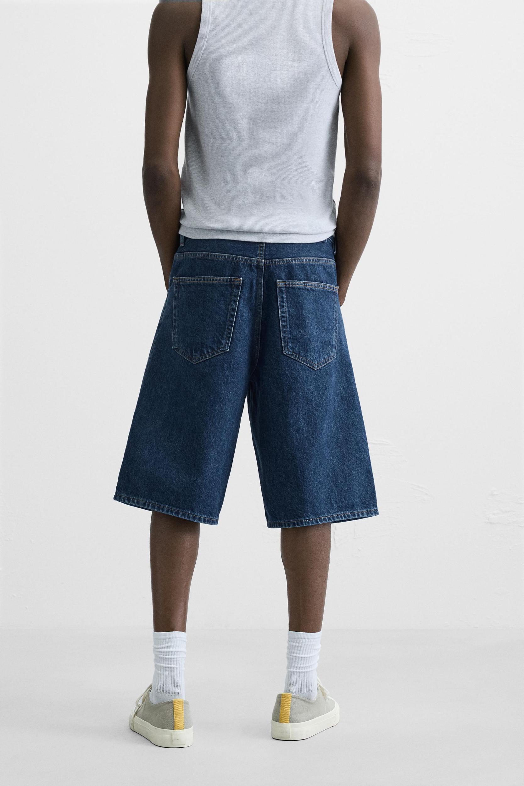 BAGGY FIT DENIM SHORTS Product Image