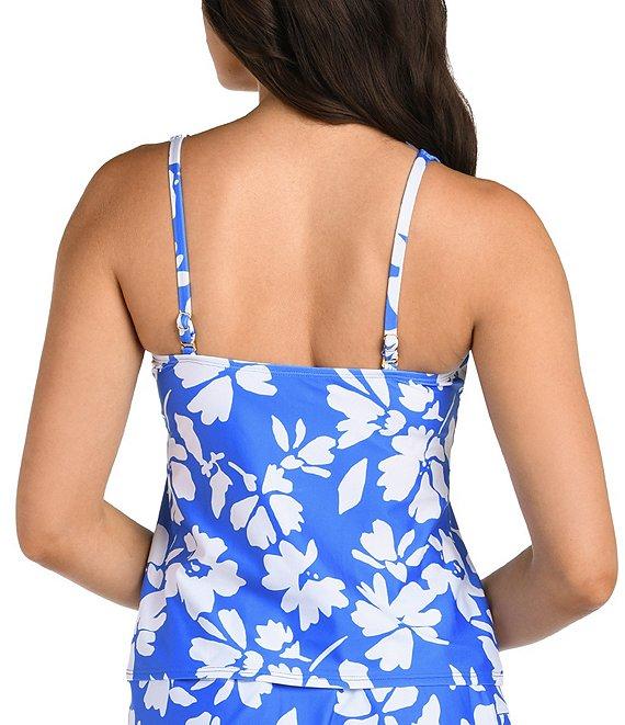 24th & Ocean Marseille Floral Banded Waist Skort Swim Bottom Product Image