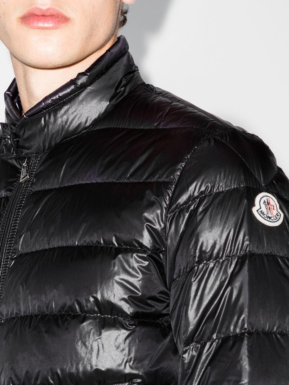 padded zip-front jacket Product Image