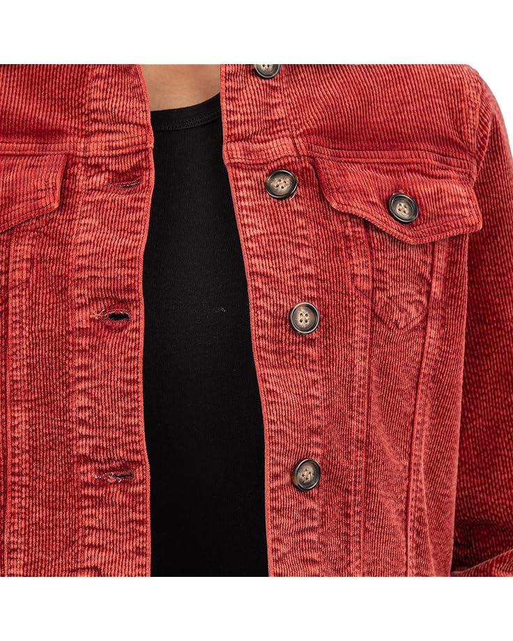 Julia Crop Jacket w/ Drop Shoulder-Regular Waistband Product Image