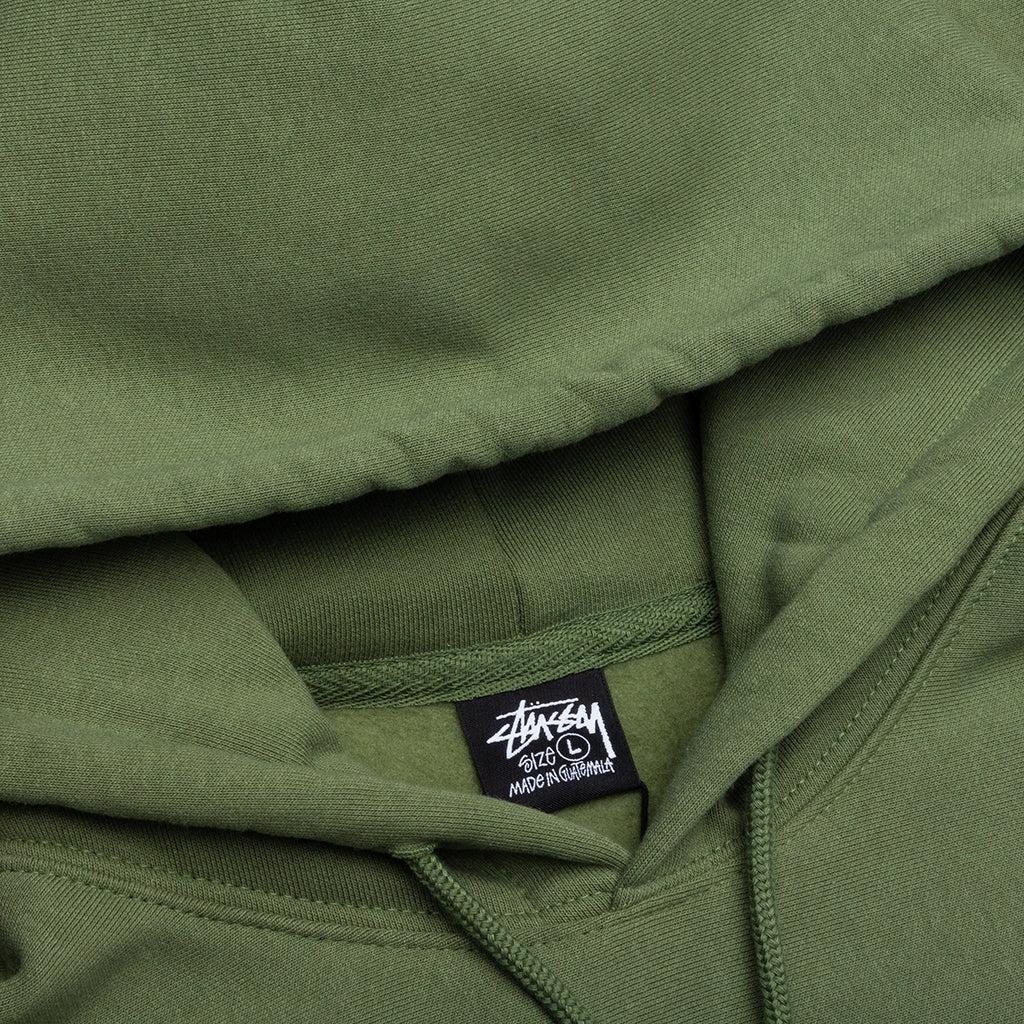 Cross Dot Hoodie - Olive Male Product Image