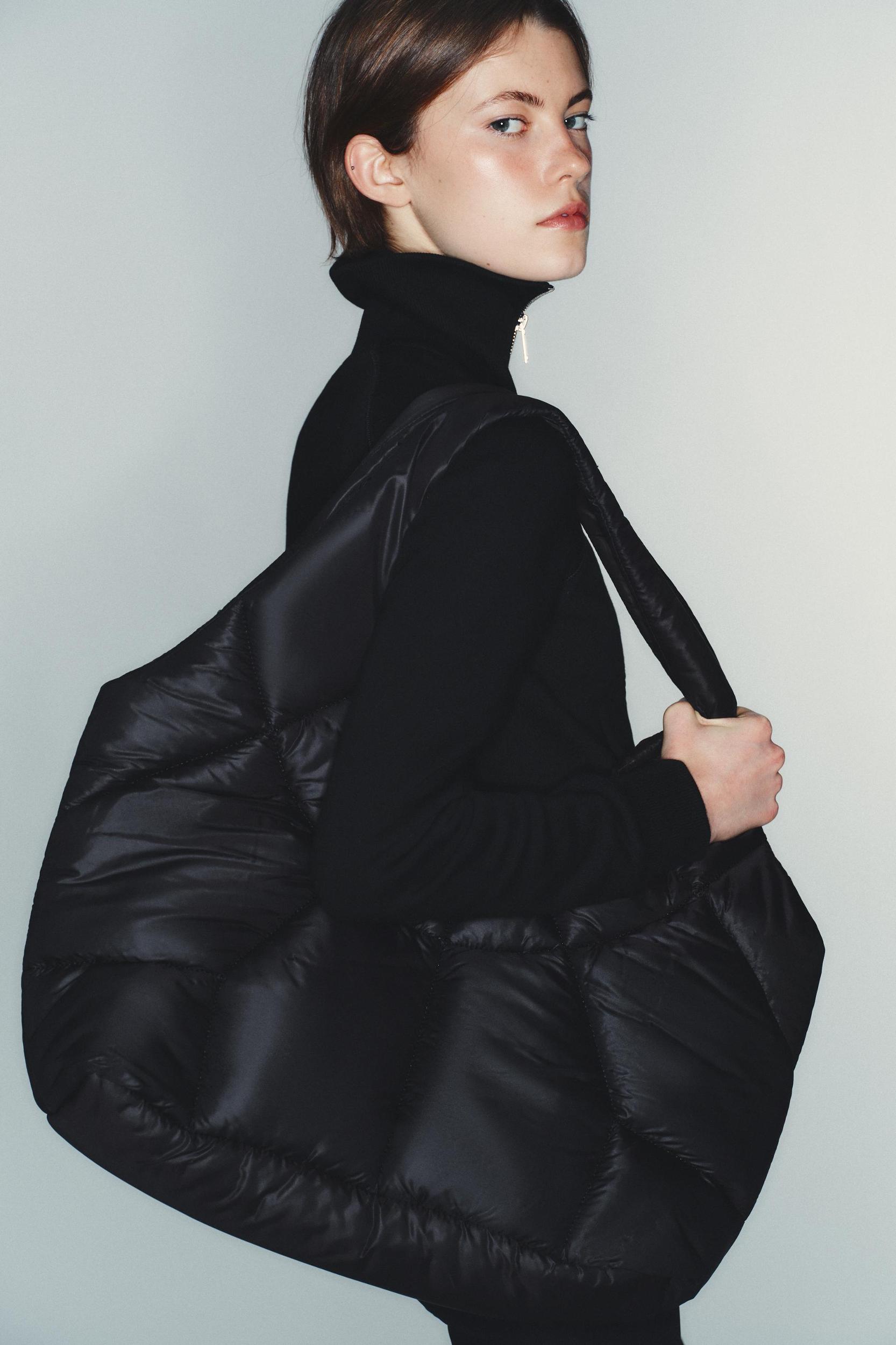 QUILTED EFFECT SHOPPER BAG Product Image