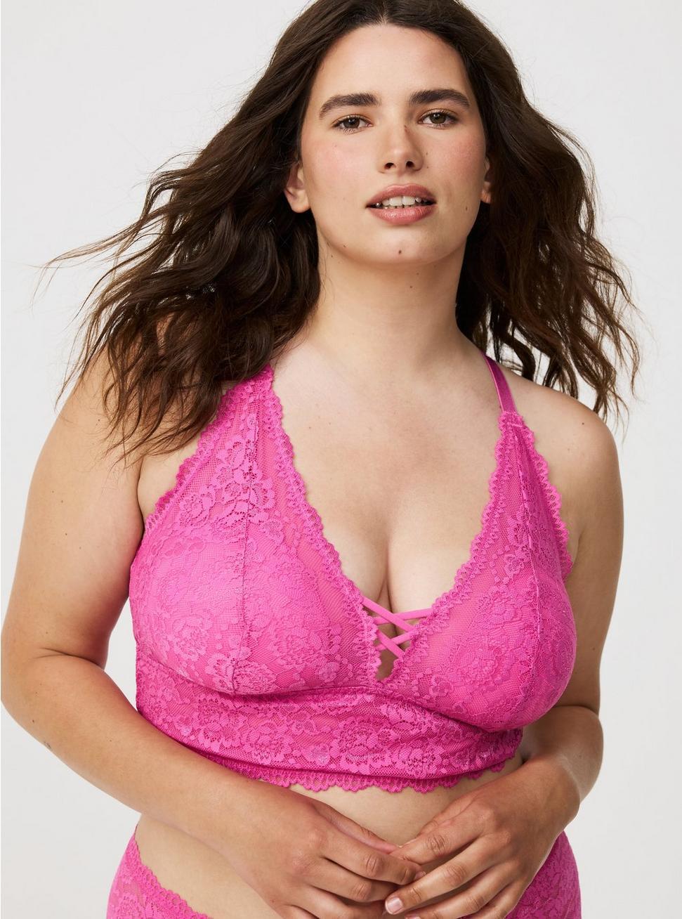 Lightly Lined Lace Bralette Product Image