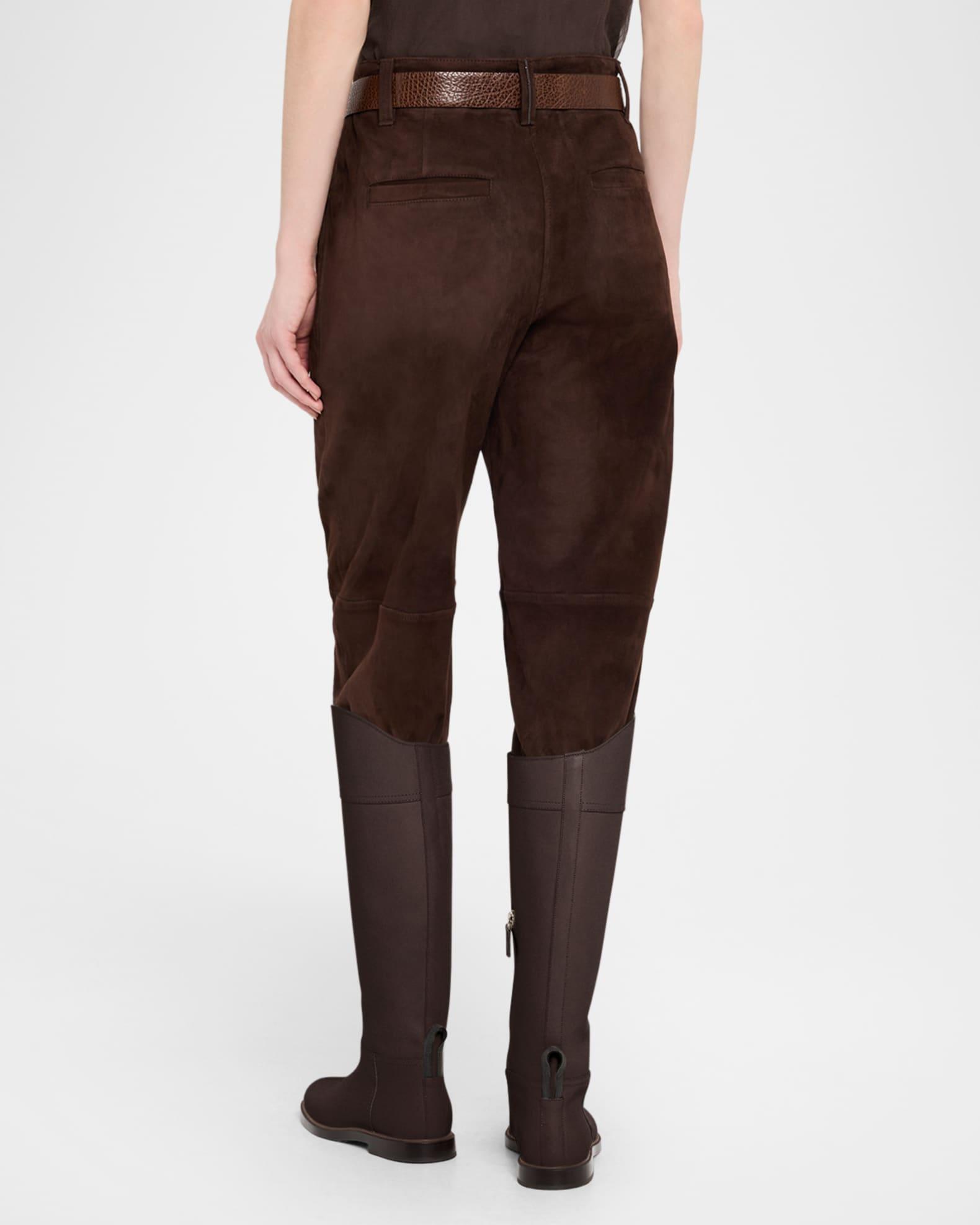 Suede Equestrian Pants Product Image