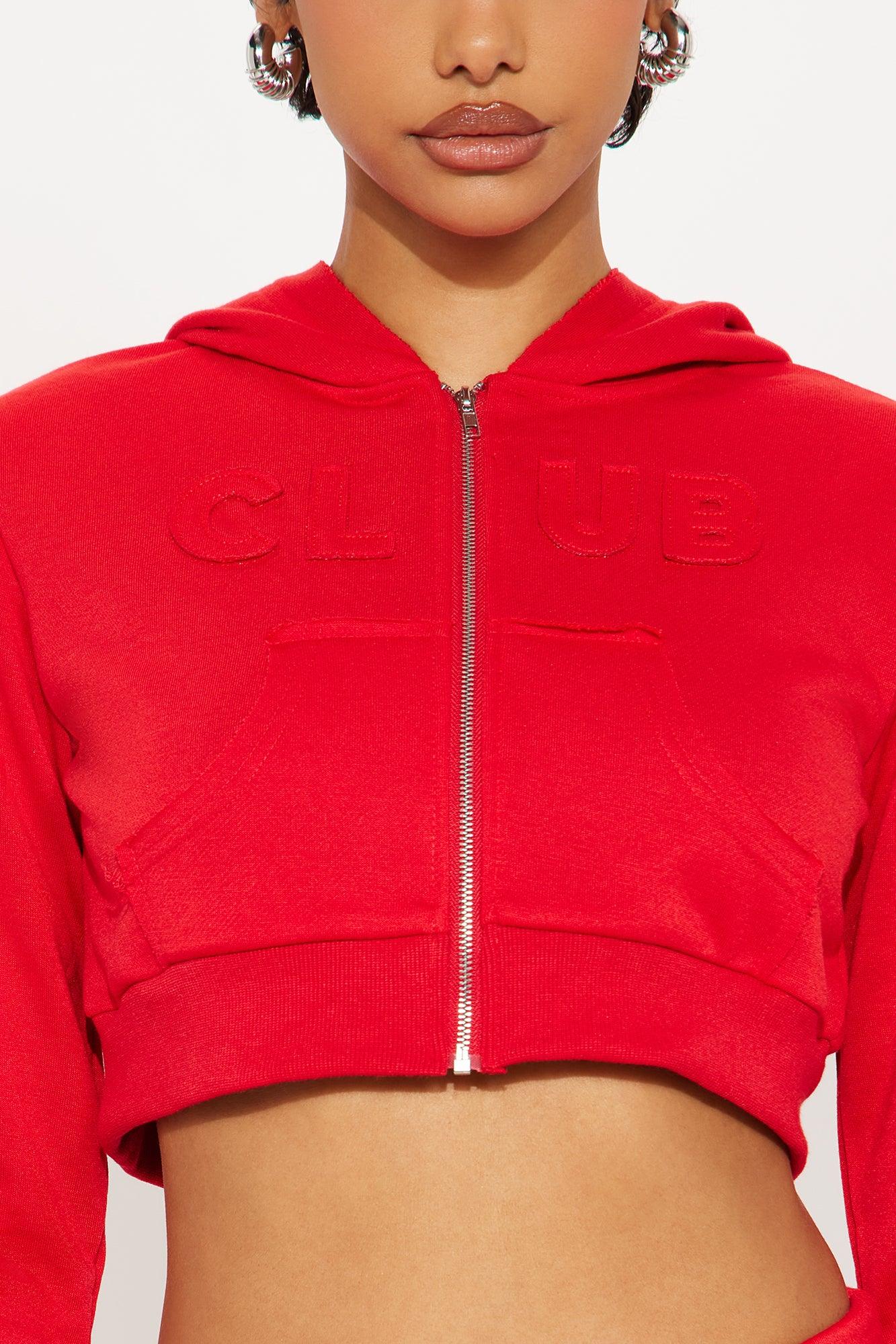 Couch Couture Low Waist Pant Set - Red Female Product Image