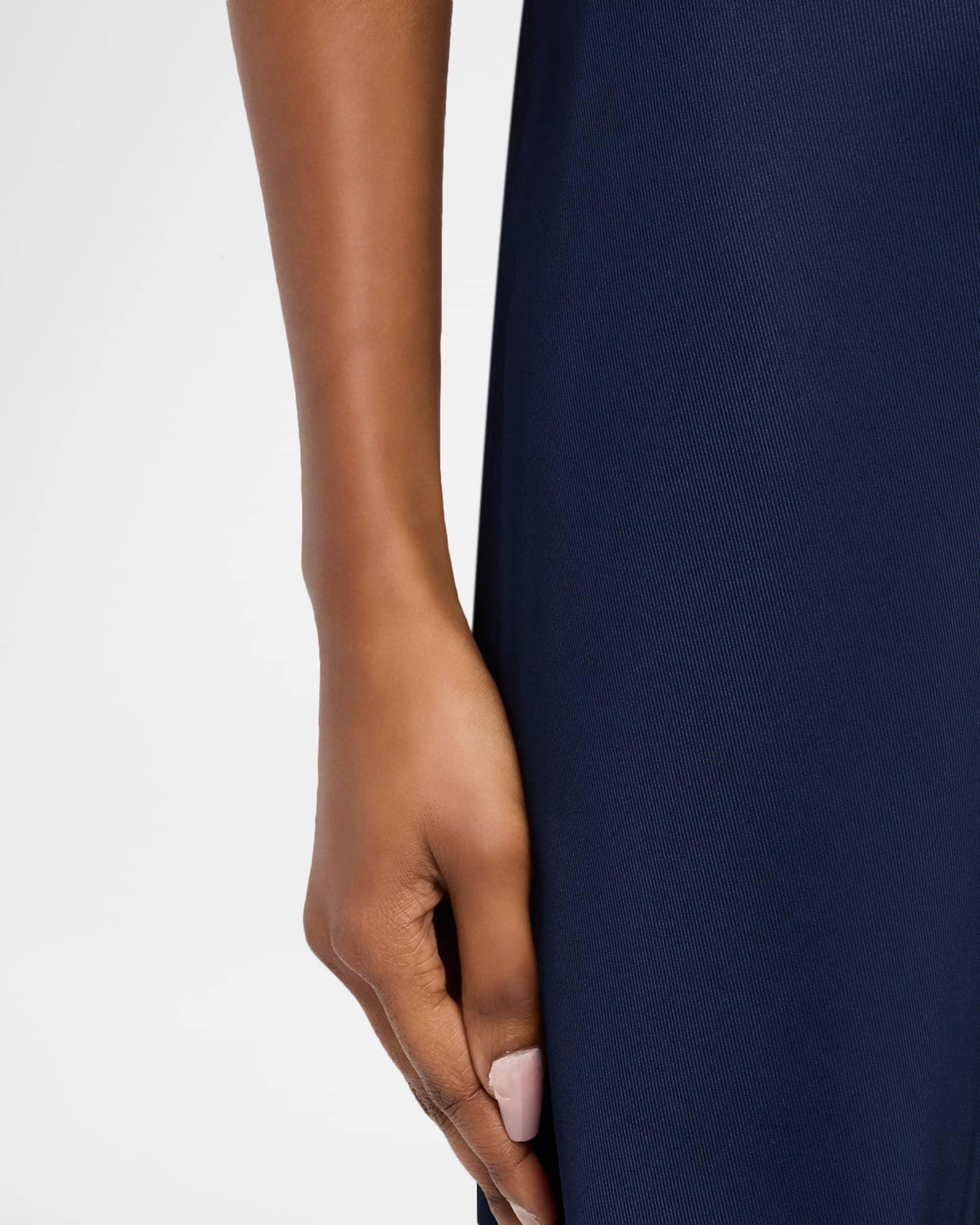 Rio Bias-Cut Satin Flare Pants Product Image