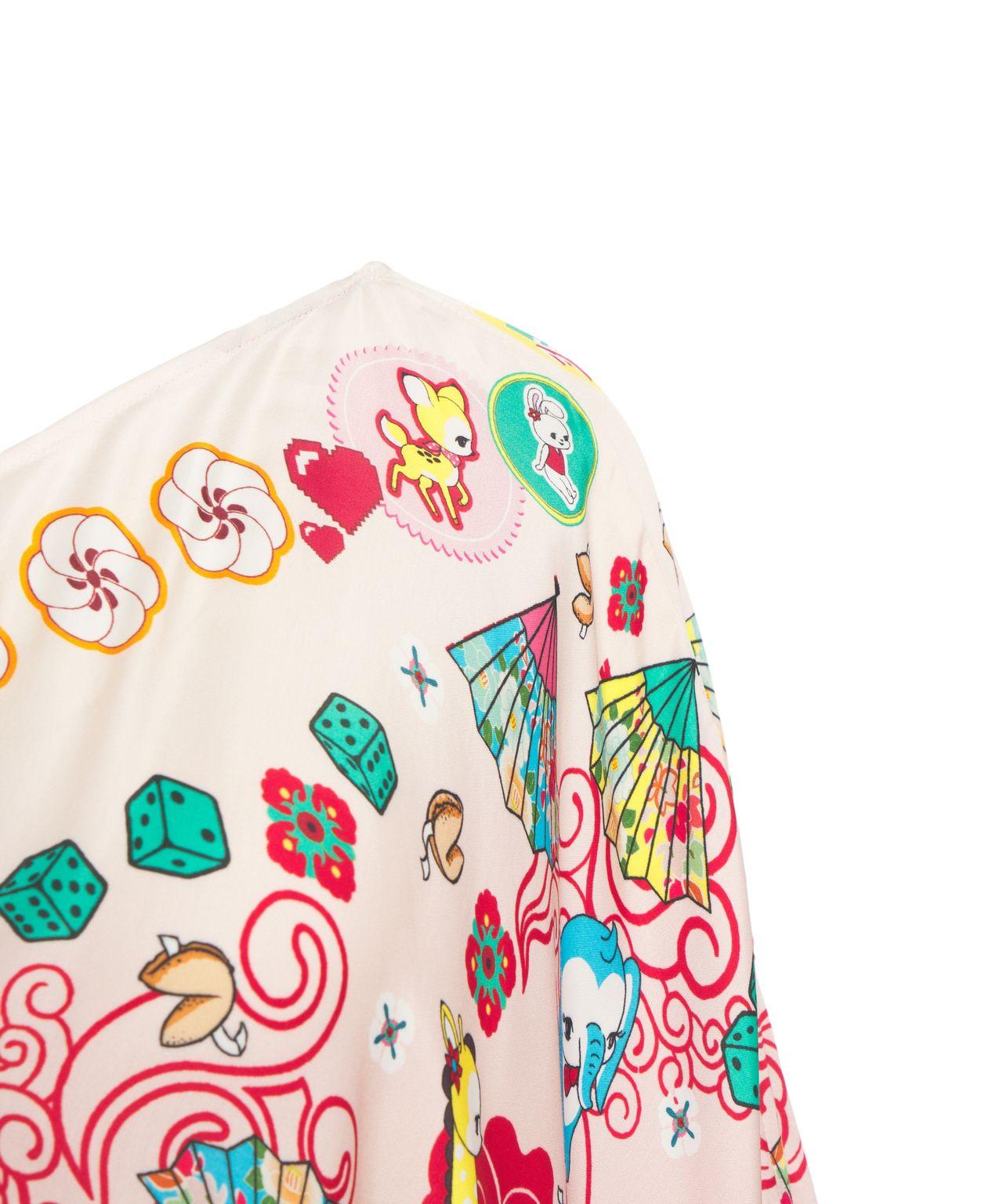 One-shoulder dress with print Product Image