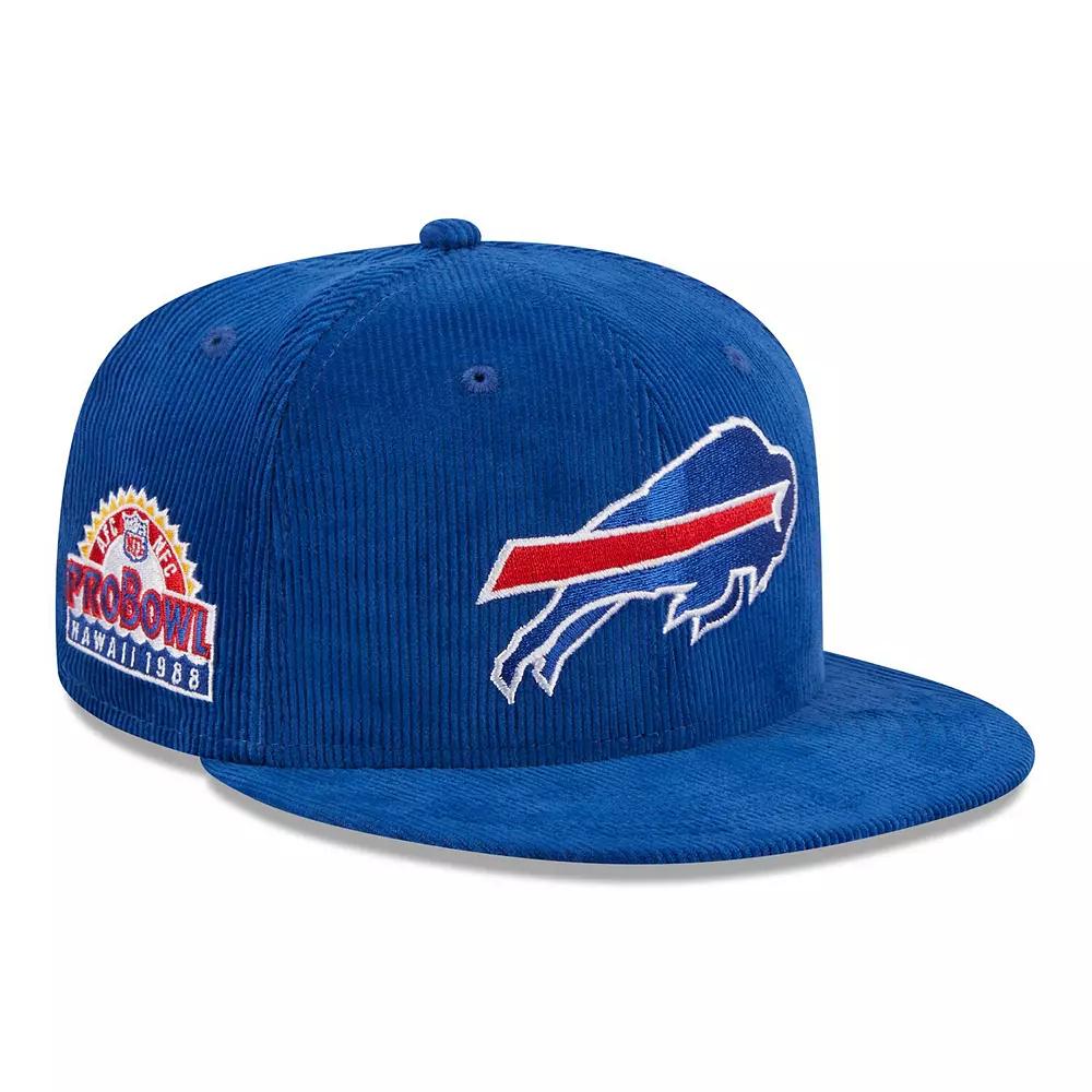 Men's New Era Royal Buffalo Bills Throwback Cord 59FIFTY Fitted Hat, Size: 7 1/8, Blue Product Image
