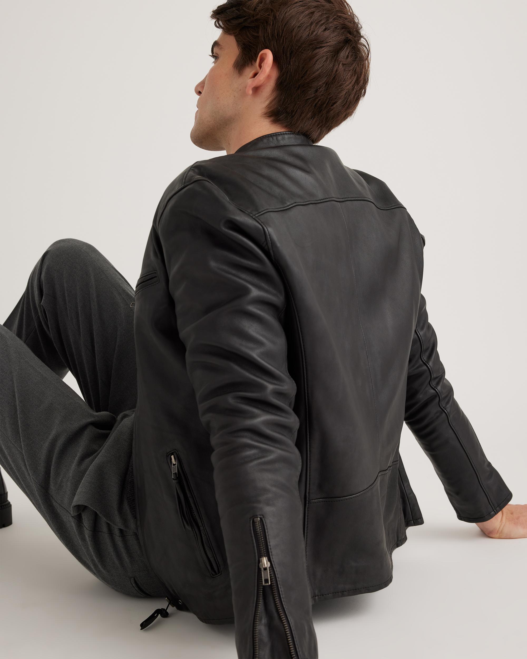 Quince | Men's Café Racer Jacket Leather Product Image