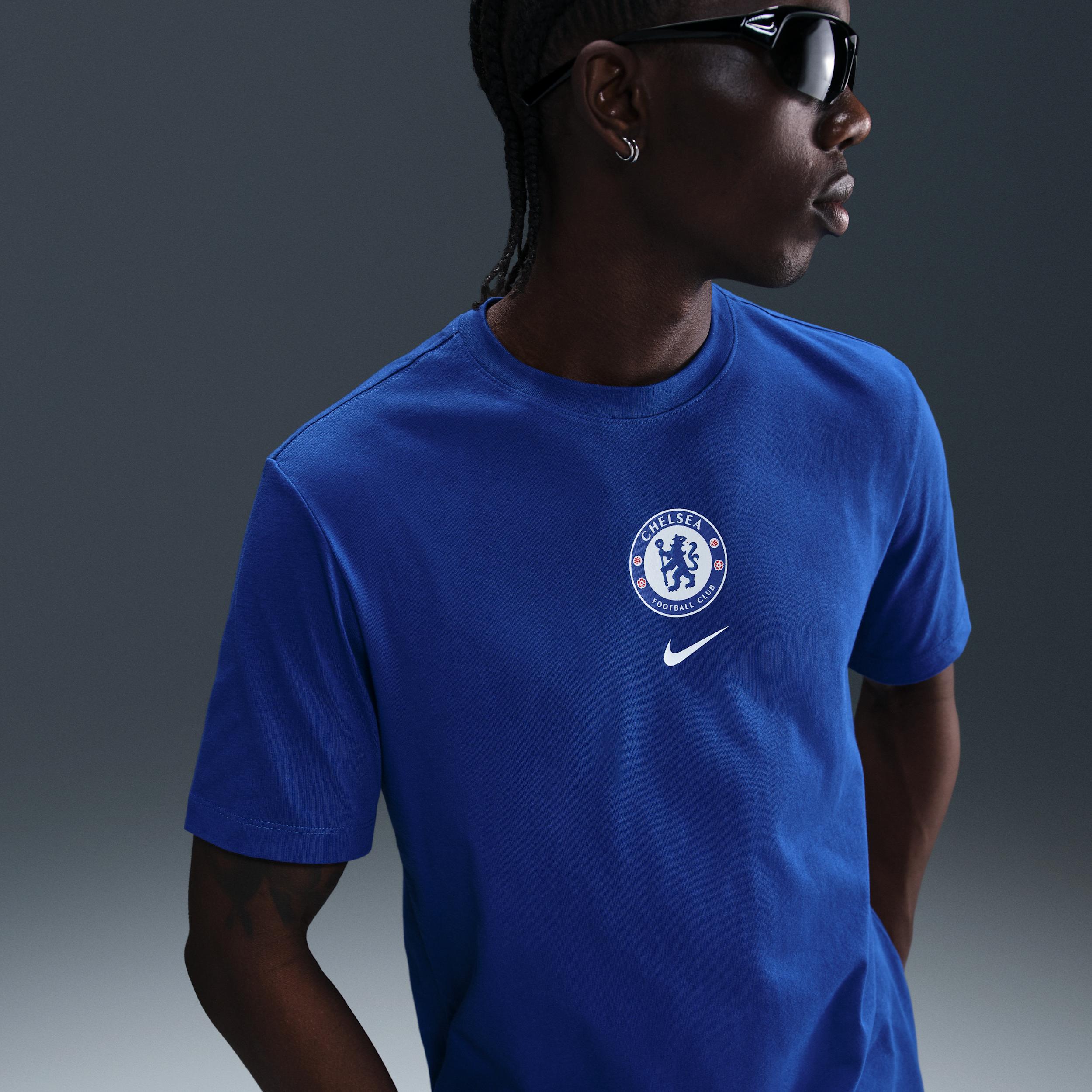 Chelsea FC Nike Mens Soccer T-Shirt | HQ8395-495 Product Image