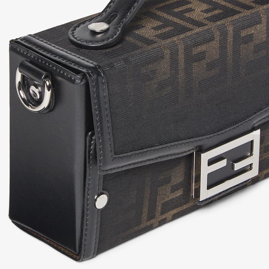 Soft Trunk BaguetteBrown FF fabric bag Product Image