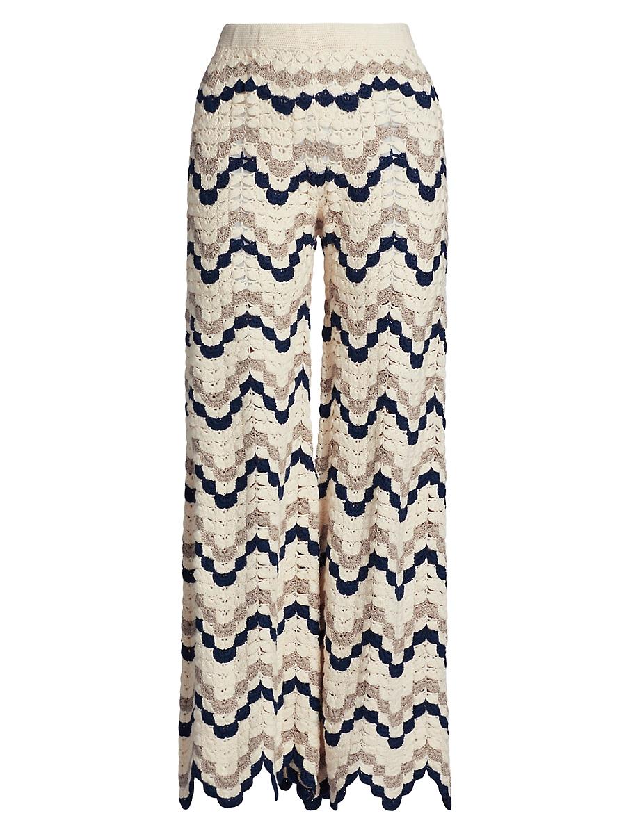 Womens Safi Crocheted Cotton Pants Product Image