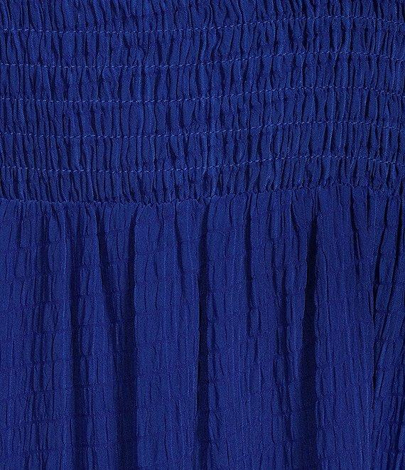 Vince Camuto Square Neck Sleeveless Tiered Midi Dress Product Image