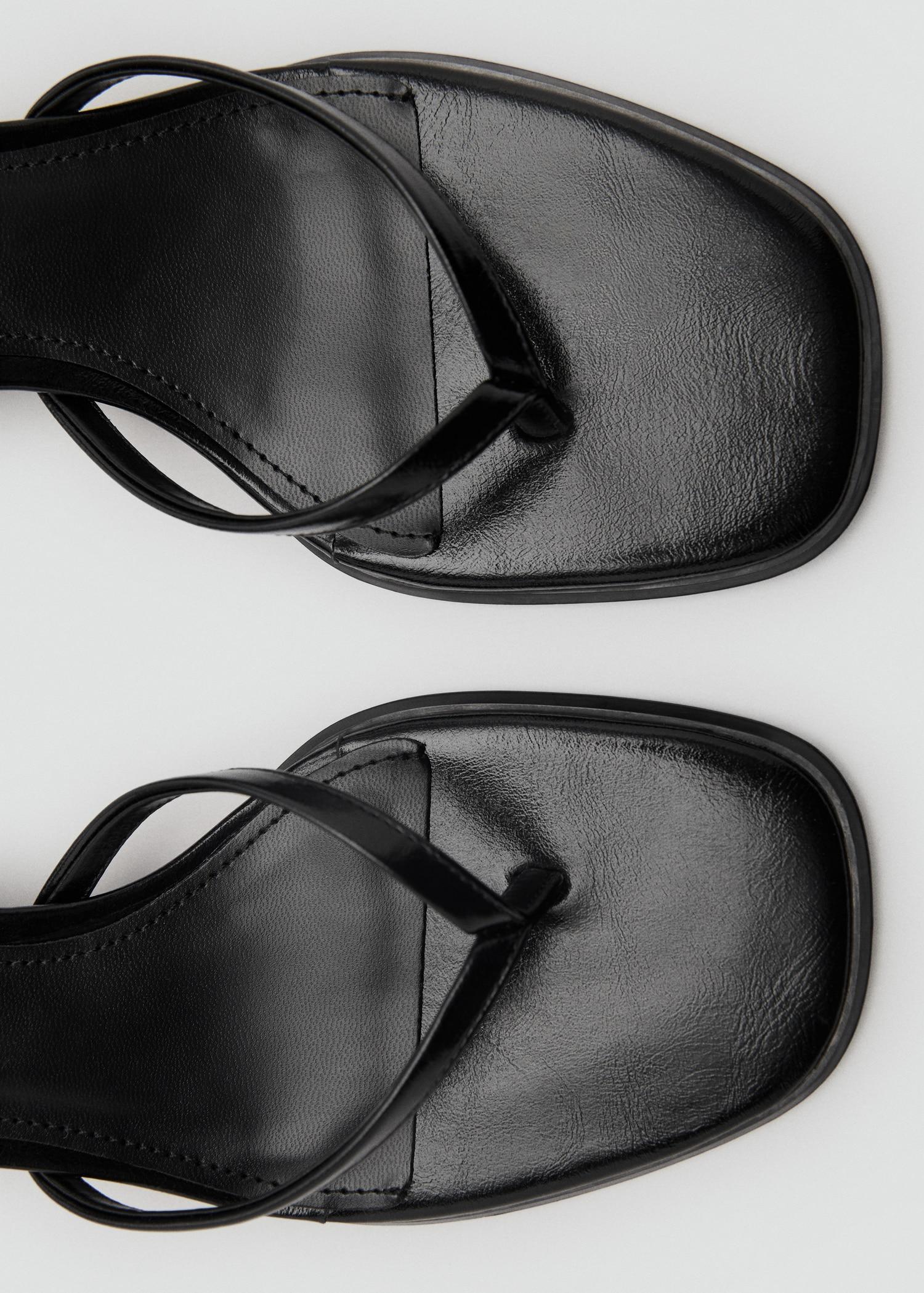 Strappy heeled sandals - Women | MANGO USA Product Image