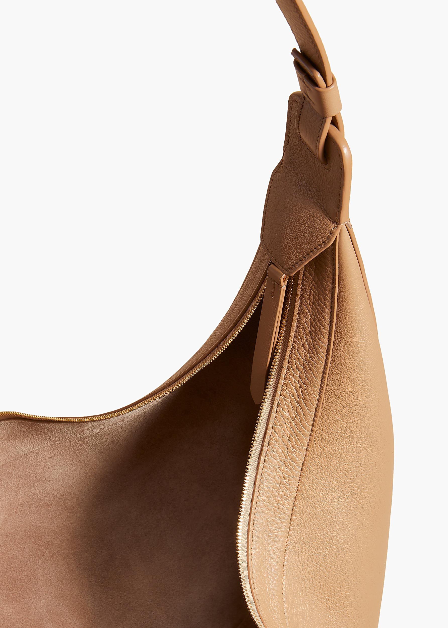 Augustina Hobo in Hazelnut Pebbled Leather Product Image