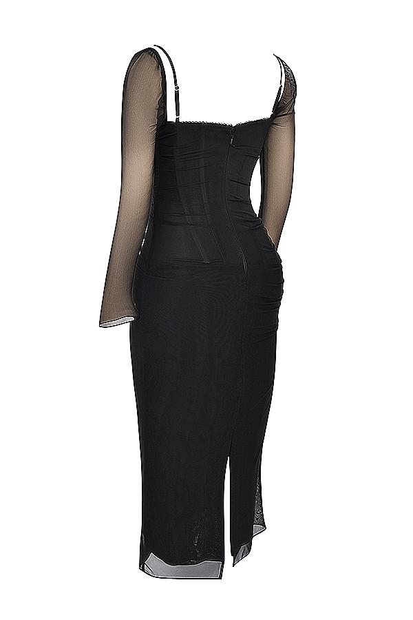 Katarina  black maxi dress Product Image